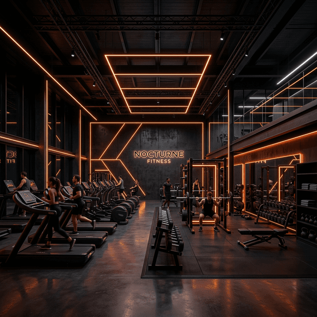 Academia Five Star - Interior moderno e de alta performance